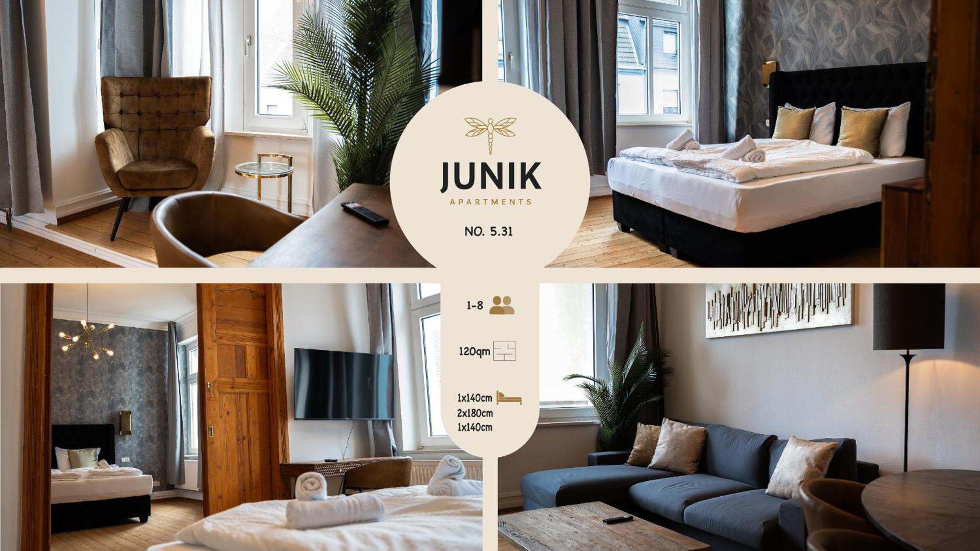 Junik Apartments - Deine Cityapartments In Duisburg Pokoj fotografie